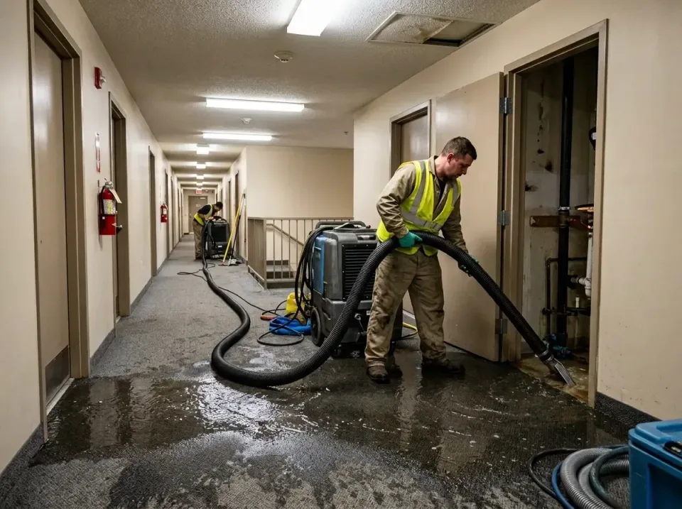 multi-unit-apartment-hallway-f-005 — frequently asked questions, Emergency Burst Pipe Water Extraction & Removal in Gunnison…